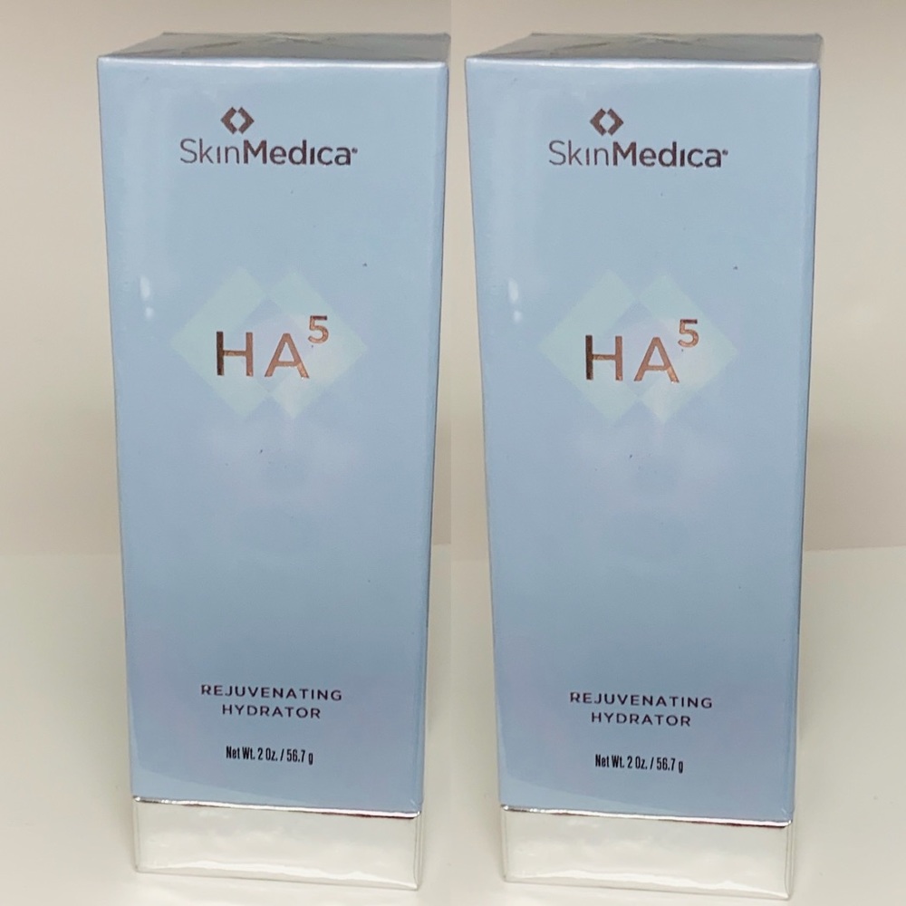 2 Full Size (2oz) bottles of SKINMEDICA HA5 REJUVENATING HYDRATOR Serum